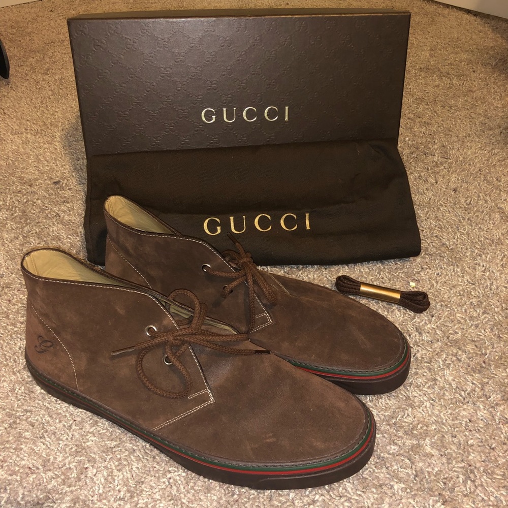 Gucci chukka boots sz 10
